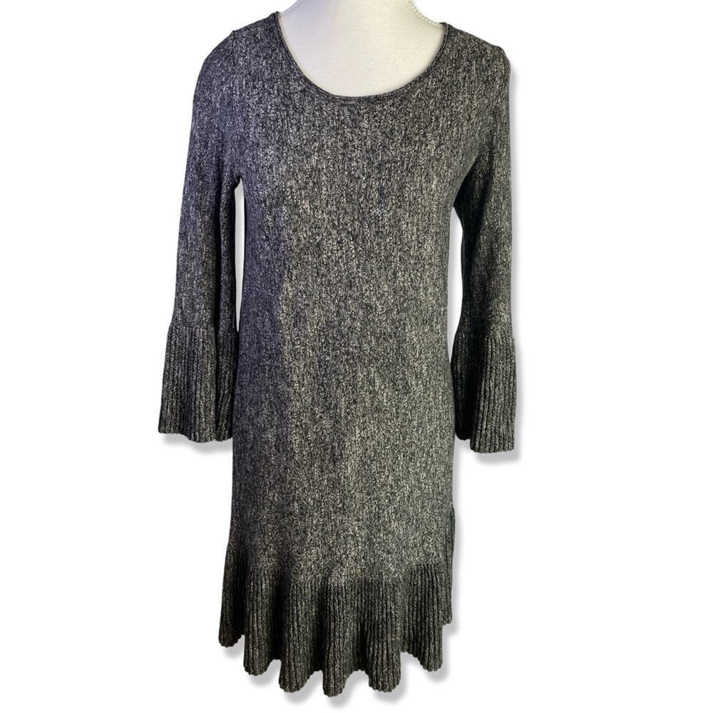 ⭐️MAX STUDIO Knit Ribbed Bell Sleeve Sweater Dress